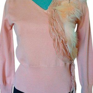 V Neck Pink New with Tag Sweater